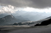 Bergpanorama Kaukasus